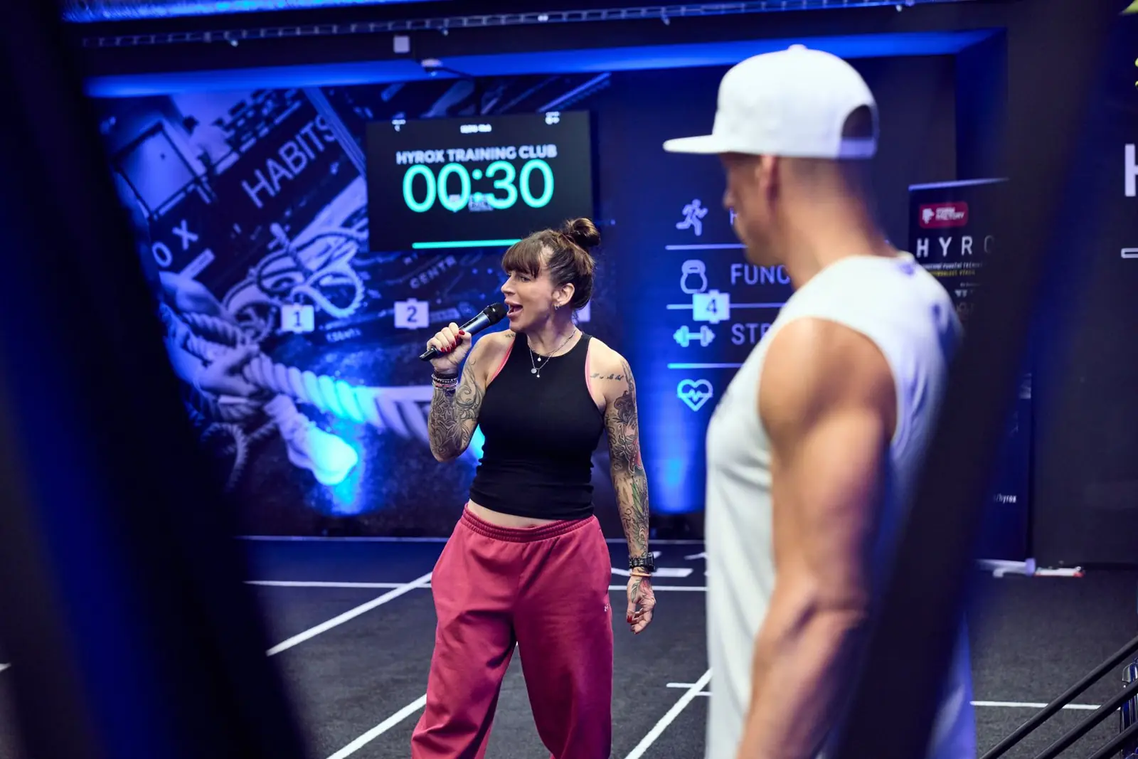 Ria prowadzi zajęcia HYROX Training Club